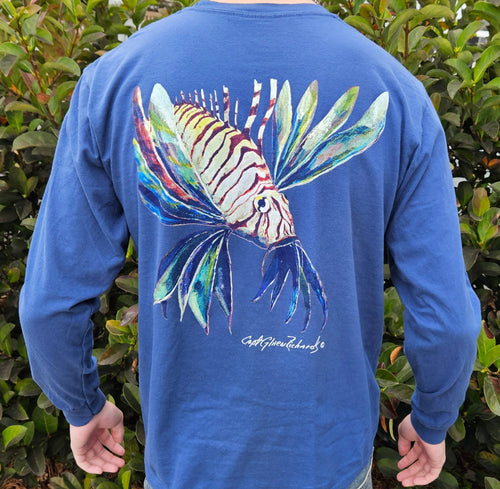 Lionfish Long Sleeve Crewneck T-Shirt