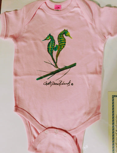 Seahorse. Infant Onesie