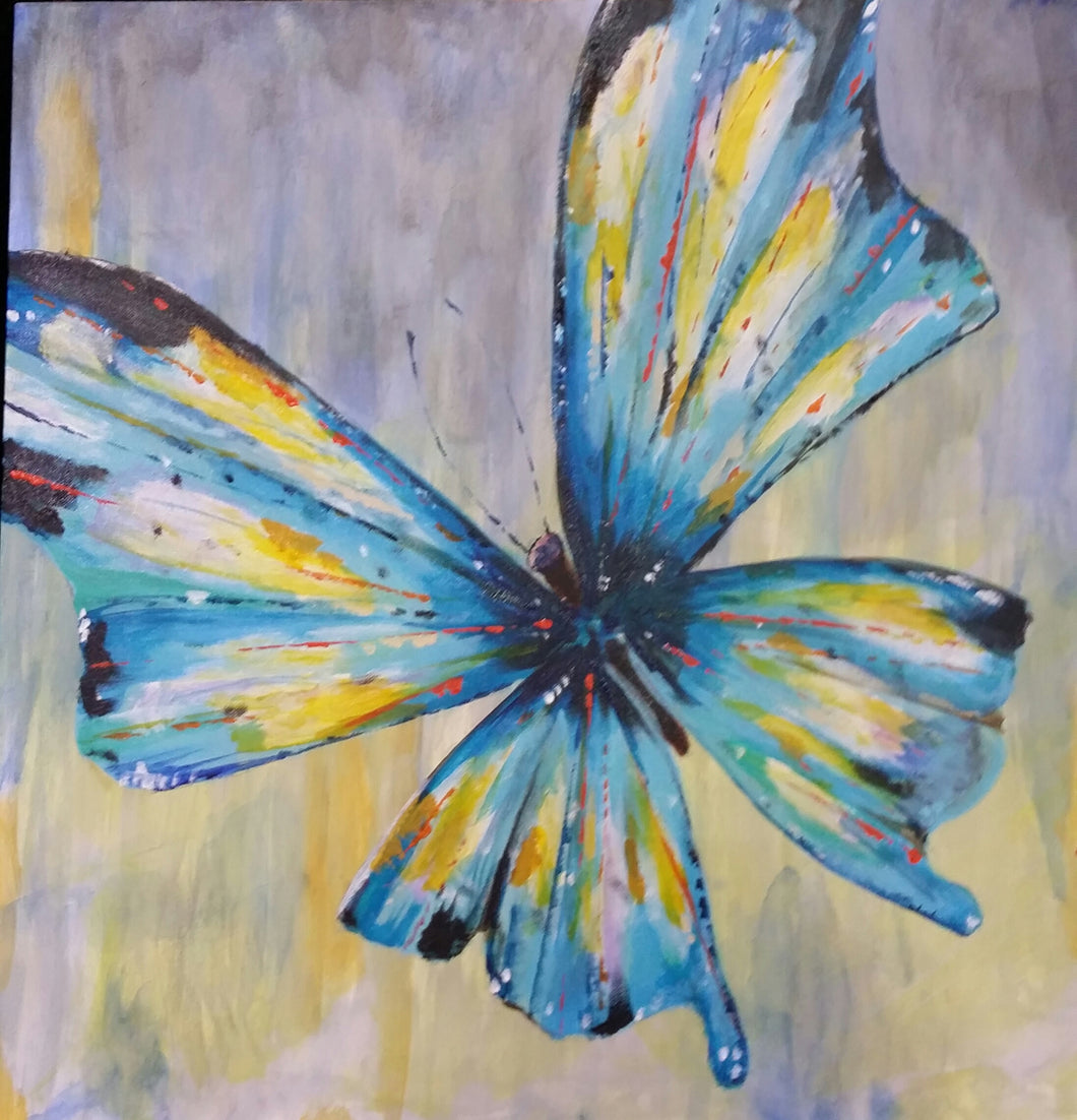 Original 20x20 Razzle Dazzle Butterfly