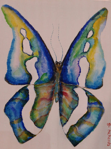 Original 8x10 Painting Butterfly