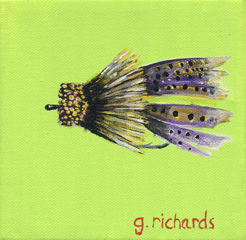 Fishing Fly Five Painting #107