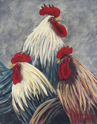 Three Roosters #78