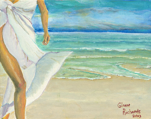Lady on the Beach #80