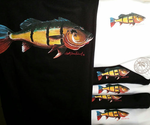 Peacock Bass Short Sleeve Crewneck T-Shirt